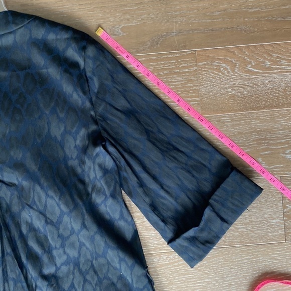 Eci New York Short Sleeve Leopard Print Dress Coat | 12 - Picture 7 of 7